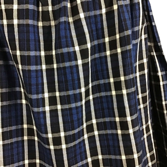 🦋Cloth & Stone Off Shoulder Plaid Blouse Shirt M - Picture 4 of 8